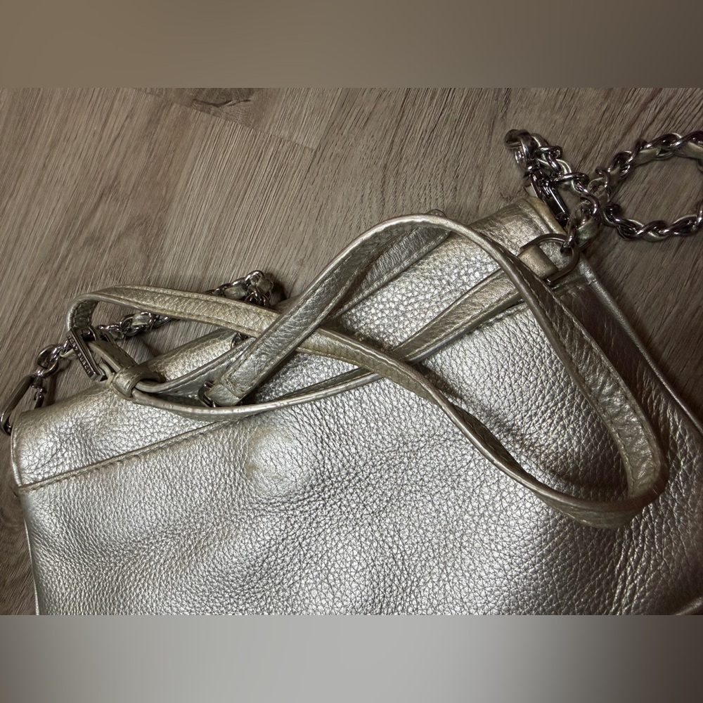 Tory Burch Silver Leather Crossbody - Picture 13 of 16